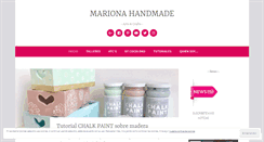 Desktop Screenshot of marionahandmade.com