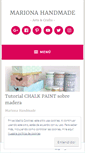 Mobile Screenshot of marionahandmade.com